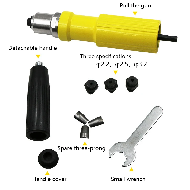 Electric High Quality Rivet Guns Rivet Machine Pull Pin Conversion Head Accessories Core Pulling Core
Electric High Quality Rivet Guns Rivet Machine Pull Pin Conversion Head Accessories Core Pulling Core