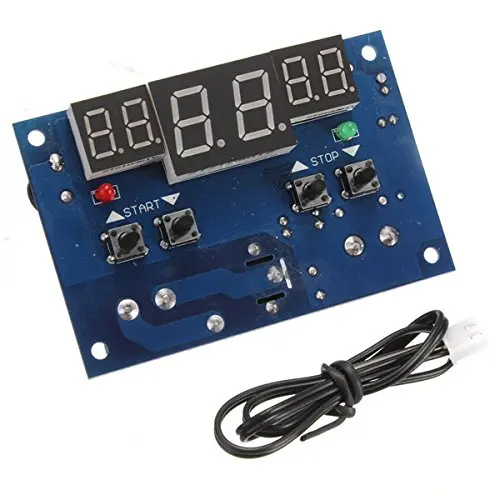 DC12V термостат интеллектуальный цифровой контроллер температуры с NTC датчик W1401
