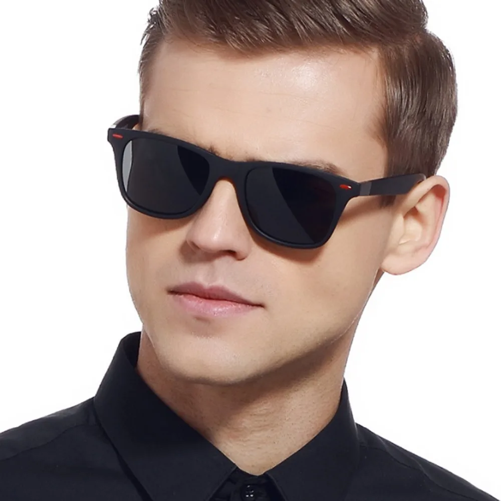 Classic Polarized Sunglasses Men TR90 Square Frame Sports Sun Glasses Male Driving Goggle UV400 Eyewear Polaroid PROTECTION LENS
Classic Polarized Sunglasses Men TR90 Square Frame Sports Sun Glasses Male Driving Goggle UV400 Eyewear Polaroid PROTECTION LENS