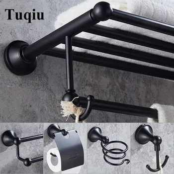 Black Bathroom Accessories Set Robe hook Paper Holder,Towel Bar,toilet brush holder,Towel Rack bathroom hardware set
Black Bathroom Accessories Set Robe hook Paper Holder,Towel Bar,toilet brush holder,Towel Rack bathroom hardware set