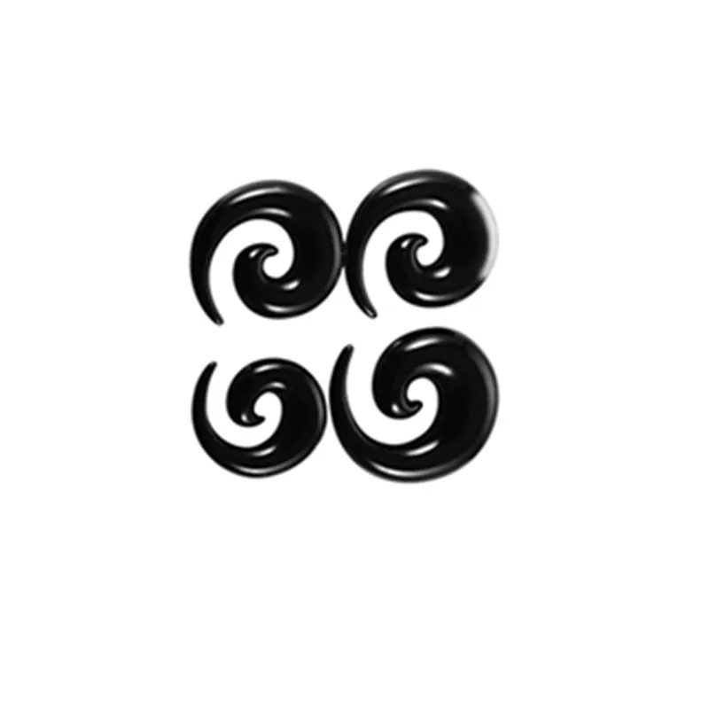 UV Spiral Ear Taper Plugs Tunnel Piercings Black Ear Gauges Expander Stretcher Body Jewelry
UV Spiral Ear Taper Plugs Tunnel Piercings Black Ear Gauges Expander Stretcher Body Jewelry