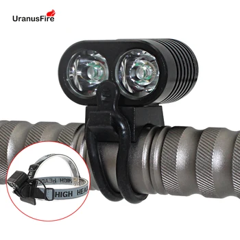 Rechargeable 2000LM 2x XML T6 LED Head Front Bicycle Light Bike Flashlight Torch for Outdoor Camping Cycling
Rechargeable 2000LM 2x XML T6 LED Head Front Bicycle Light Bike Flashlight Torch for Outdoor Camping Cycling
