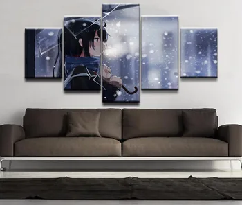 Modern Home Wall Decor Canvas Frames Picture Art Print 5 Pieces Anime My Teen Romantic Comedy SNAFU Character Painting On Canvas
Modern Home Wall Decor Canvas Frames Picture Art Print 5 Pieces Anime My Teen Romantic Comedy SNAFU Character Painting On Canvas