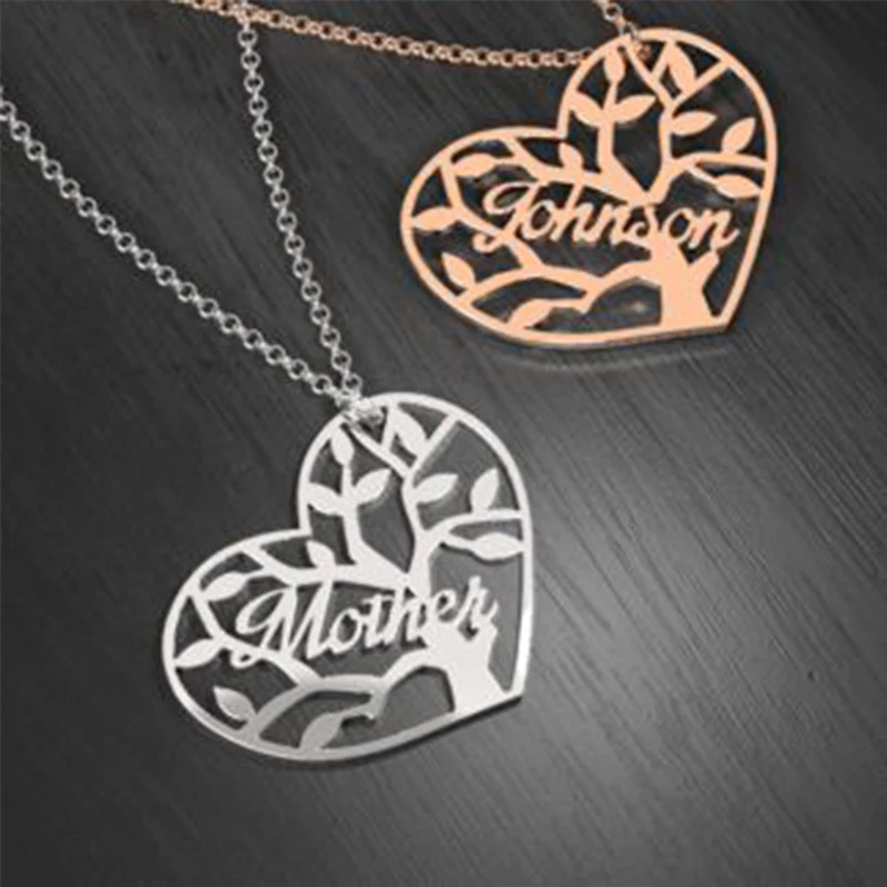 Lateefah 14 Fonts Customized Fashion Stainless Steel Name Necklace Personalized Letter Life Tree Pendant Necklace For Gifts
Lateefah 14 Fonts Customized Fashion Stainless Steel Name Necklace Personalized Letter Life Tree Pendant Necklace For Gifts