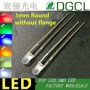 100pcs 3mm LEDs red/green/blue/yellow/white/warm white diffused Round led 3mm DIP LED without flange LED light diode
100pcs 3mm LEDs red/green/blue/yellow/white/warm white diffused Round led 3mm DIP LED without flange LED light diode