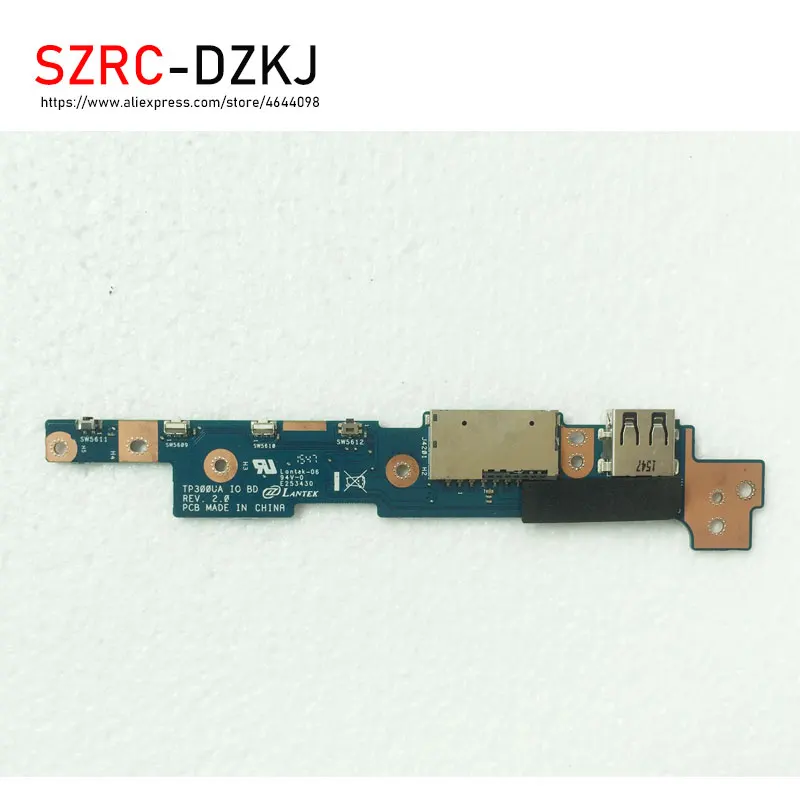 SZRCDZKJ оригинал для Asus Q302UA кардридер плата с кабелем TP300UA USB плата ввода-вывода яркий тест
SZRCDZKJ оригинал для Asus Q302UA кардридер плата с кабелем TP300UA USB плата ввода-вывода яркий тест