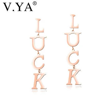 V.YA Hyperbole Drop Earrings for Women Trendy LOCK Rose Gold Color Stainless Steel Metal Geometric Female Earrings Jewelry Gifts
V.YA Hyperbole Drop Earrings for Women Trendy LOCK Rose Gold Color Stainless Steel Metal Geometric Female Earrings Jewelry Gifts