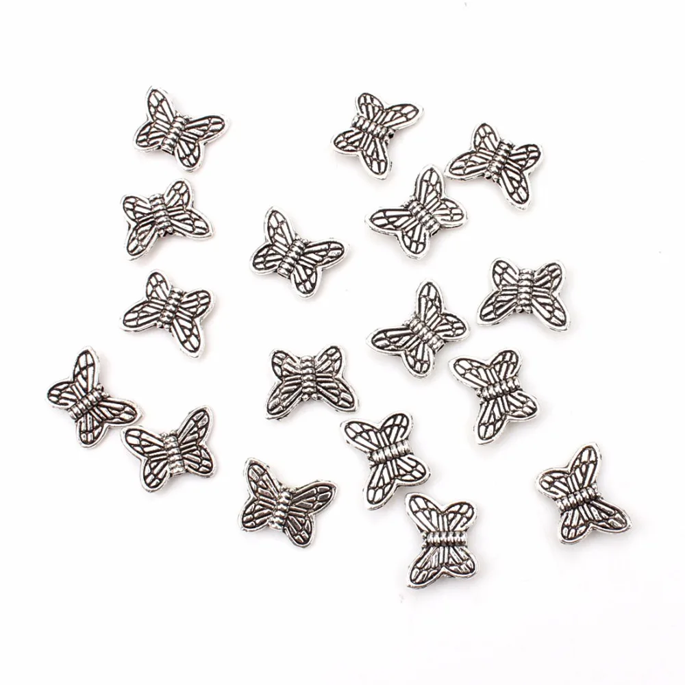 50pcs/lot Antique Tibetan Silver Butterfly Charms Spacers Beads Pendant For Bracelet Necklace DIY jewelry accessories making
50pcs/lot Antique Tibetan Silver Butterfly Charms Spacers Beads Pendant For Bracelet Necklace DIY jewelry accessories making