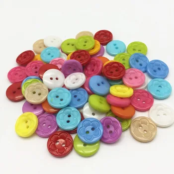 100pcs 13mm/15mm Plastic Round Flower Buttons Sewing 2 Holes Baby Fancy Button For Clothing Scrapbooking Cardmaking 2 Sizes
100pcs 13mm/15mm Plastic Round Flower Buttons Sewing 2 Holes Baby Fancy Button For Clothing Scrapbooking Cardmaking 2 Sizes