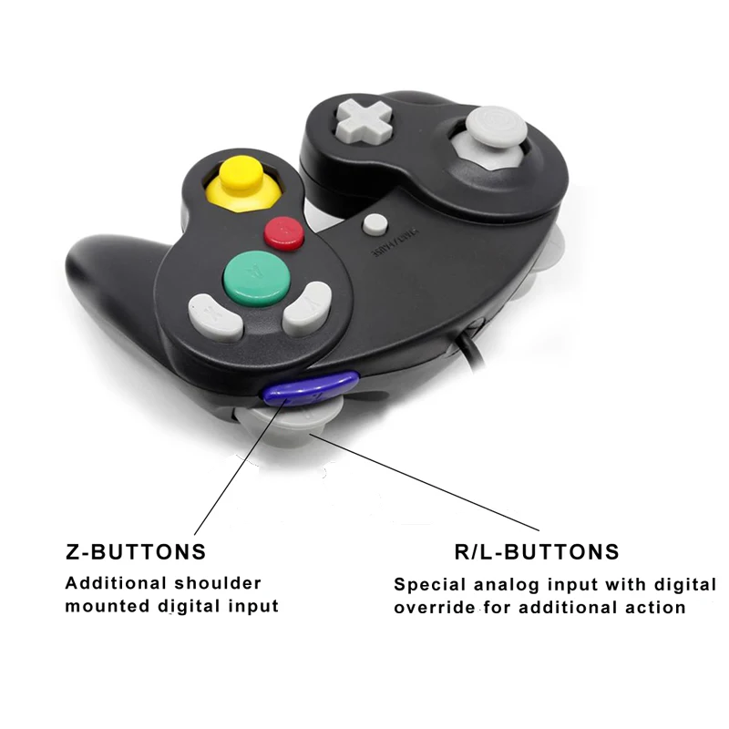 Контроллер для геймпада проводной Ручной USB джойстик Nintendo NGC контроллер