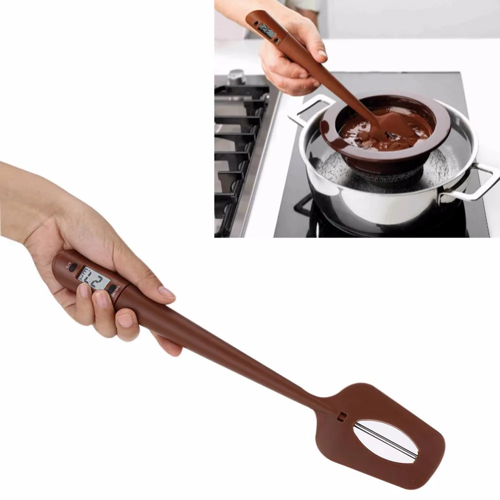 Digital Silicone Spatula Cooking Thermometer With LCD Display Candy Jam Chocolate Thermometer Kitchen Baking Cooking Tool
Digital Silicone Spatula Cooking Thermometer With LCD Display Candy Jam Chocolate Thermometer Kitchen Baking Cooking Tool