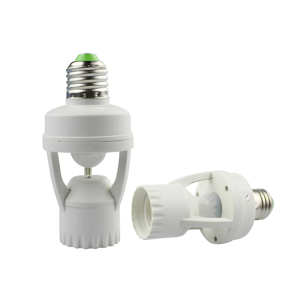 New Smart AC 110V 220V Infrared PIR Motion Sensor E27 LED Lamp Base Bulb Switch Holder Converter Lamp Holder Adapter
New Smart AC 110V 220V Infrared PIR Motion Sensor E27 LED Lamp Base Bulb Switch Holder Converter Lamp Holder Adapter