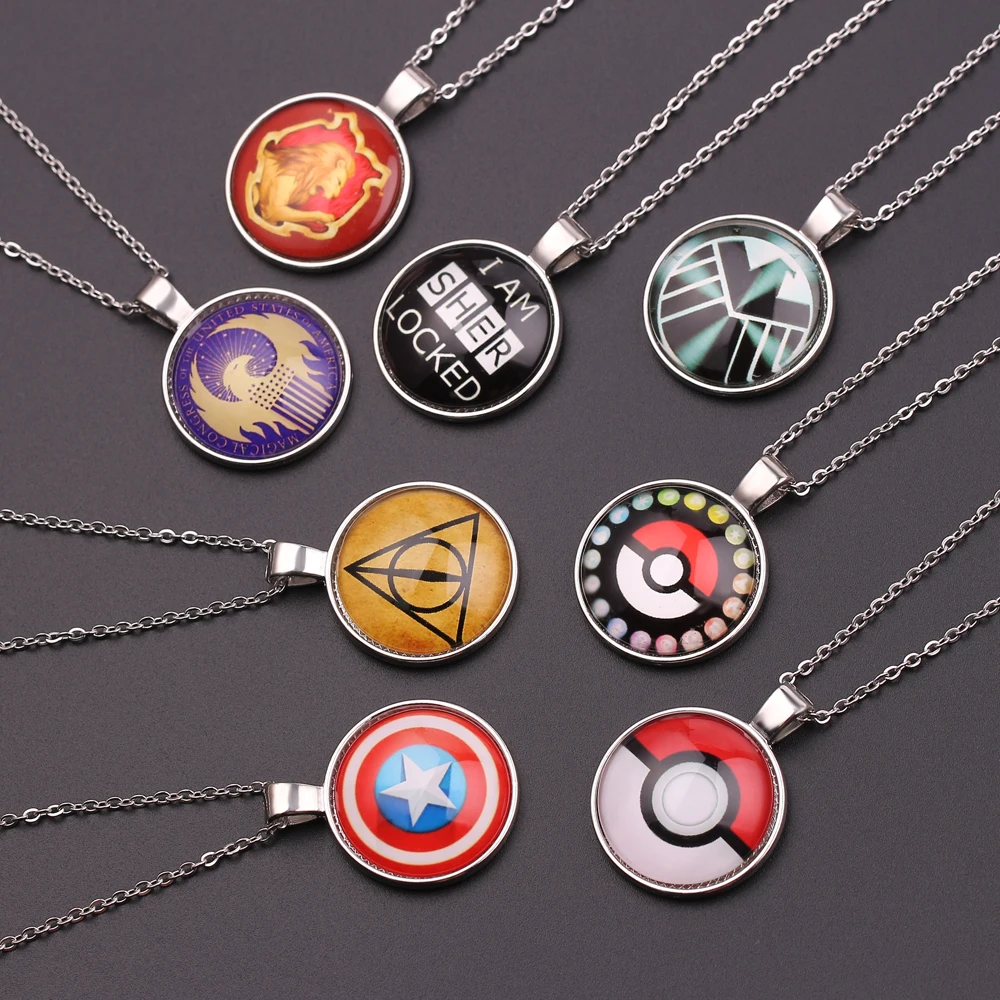 Movie Series Avengers Pendant Captain America Deathly Sherlock Necklace Men's And Women's Jewelry Gifts
Movie Series Avengers Pendant Captain America Deathly Sherlock Necklace Men's And Women's Jewelry Gifts