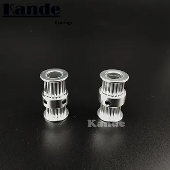 Kande 2pcs 20 teeth For Belt 3D Printer Parts 2GT Screw Aluminum Part Timing Pulley Double Round-Headed Synchronous Wheel Gear
Kande 2pcs 20 teeth For Belt 3D Printer Parts 2GT Screw Aluminum Part Timing Pulley Double Round-Headed Synchronous Wheel Gear