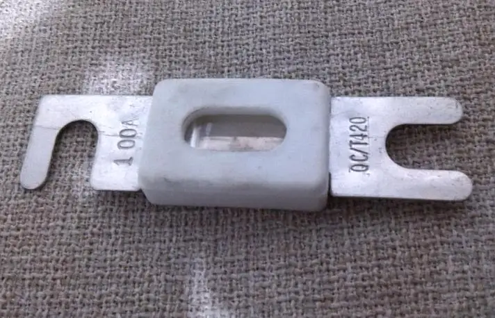 ANL DC150V 100A Auto Fuse Bolt-on Fuse Ceramic Fuse 81*22 mm For Electric Forklift Battery Charger Pallet Truck Golf Cart
ANL DC150V 100A Auto Fuse Bolt-on Fuse Ceramic Fuse 81*22 mm For Electric Forklift Battery Charger Pallet Truck Golf Cart