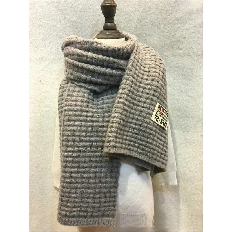 New Women Weaving Pattern Scarf Solid Grid Plaid Wrap Acrylic Wool Crochet Shawls Thick Chunky Unsex Knitting Scarf Warp YG476
New Women Weaving Pattern Scarf Solid Grid Plaid Wrap Acrylic Wool Crochet Shawls Thick Chunky Unsex Knitting Scarf Warp YG476
