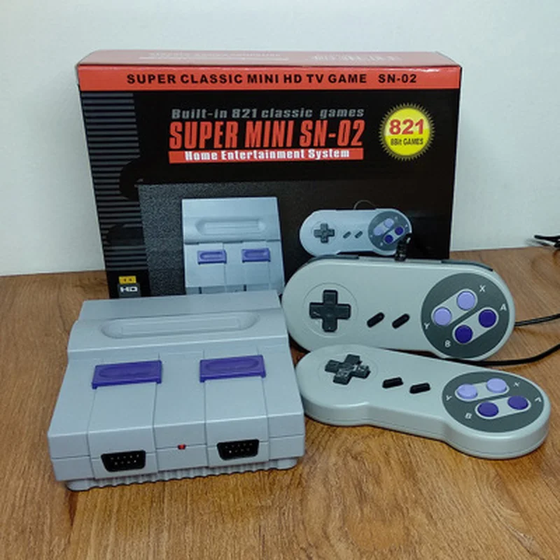 8 Bit Retro Game Mini Classic HDMI TV Video Game Console with 821 Games for Handheld Game Players
8 Bit Retro Game Mini Classic HDMI TV Video Game Console with 821 Games for Handheld Game Players