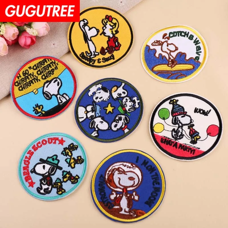 GUGUTREE embroidery dogs cartoon patches animal patches badges applique patches for clothing YX-275
GUGUTREE embroidery dogs cartoon patches animal patches badges applique patches for clothing YX-275