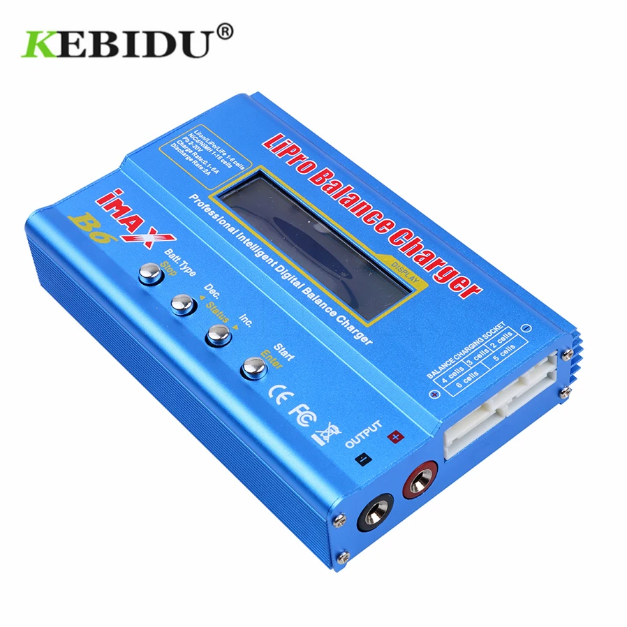 Kebidu Lipro NiMh Li-ion Balance Digital Charger iMAX B6 Ni-Cd RC Battery Discharger For Walkera x350 pro RC Helicopter
Kebidu Lipro NiMh Li-ion Balance Digital Charger iMAX B6 Ni-Cd RC Battery Discharger For Walkera x350 pro RC Helicopter
