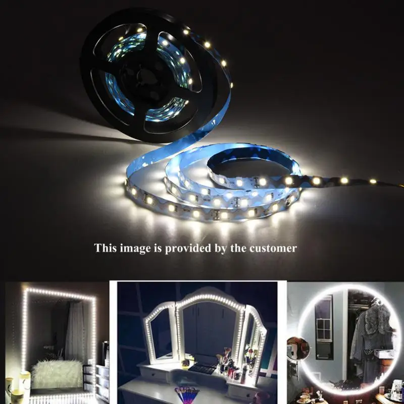 13ft 240 LEDs Strip Bar Vanity Mirror Makeup Lamp Flexible Strip Light Lamp for TV Background Lighting Makeup Mirror Light Kit
13ft 240 LEDs Strip Bar Vanity Mirror Makeup Lamp Flexible Strip Light Lamp for TV Background Lighting Makeup Mirror Light Kit