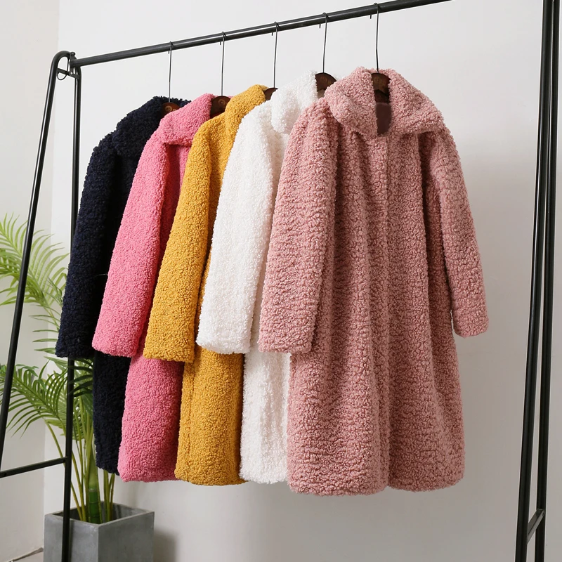 Chic Women Faux Lamb Fur Coat Thicken Warm Fluffy Long Fake Fur Jacket Women 2019 Winter Jackets Coats Furry Outerwear Overcoat
Chic Women Faux Lamb Fur Coat Thicken Warm Fluffy Long Fake Fur Jacket Women 2019 Winter Jackets Coats Furry Outerwear Overcoat