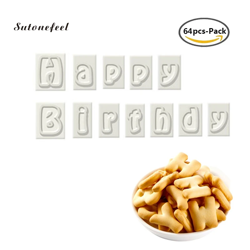 64PCS Plastic Cookies Cutter Alphabet Letters Plunger Cutter for Biscuits Pastry Paw Print Moulds Baking Cake Mold Tool
64PCS Plastic Cookies Cutter Alphabet Letters Plunger Cutter for Biscuits Pastry Paw Print Moulds Baking Cake Mold Tool