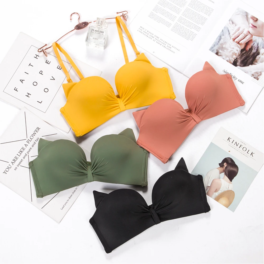 Cute Cat Spring Sexy Seamless Bra Briefs Set For Women Push Up Bralette Panties Lingerie Set Brassiere Bras Underwear
Cute Cat Spring Sexy Seamless Bra Briefs Set For Women Push Up Bralette Panties Lingerie Set Brassiere Bras Underwear