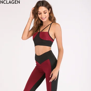 NCLAGEN Women Letter Print Sleeveless Yoging Gyms Pink Red Crop Tank Tank Top + Slim Fitness Workout Leggings Suit Set Tracksuit 
NCLAGEN Women Letter Print Sleeveless Yoging Gyms Pink Red Crop Tank Tank Top + Slim Fitness Workout Leggings Suit Set Tracksuit