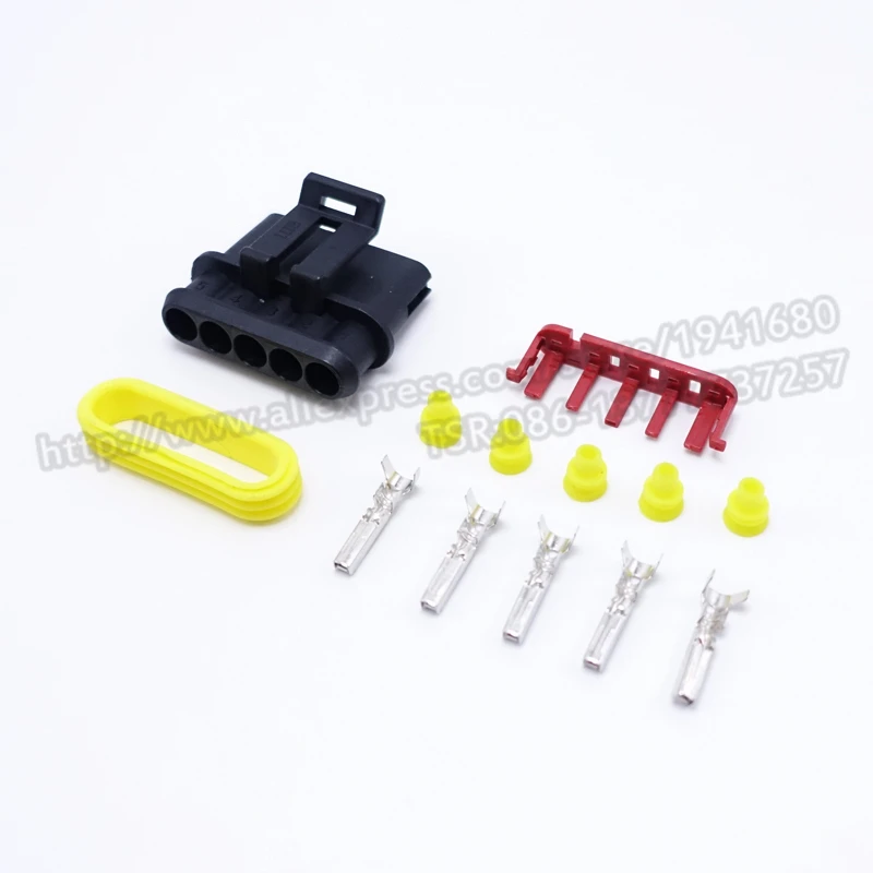 5 Pins Ways AMP 1.5 Series female Truck Connectors Plug For Car Enhanced Seal And Waterproof AMP 282089-1 Lvs 201-089
5 Pins Ways AMP 1.5 Series female Truck Connectors Plug For Car Enhanced Seal And Waterproof AMP 282089-1 Lvs 201-089