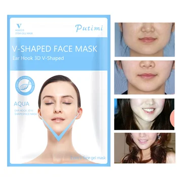 2PCS PUTIMI V-Shaped Face Mask Firming Lifting Masks Anti Wrinkle Beauty Face Thin Mask for Women Ear Hook V Shape Hydrogel Mask
2PCS PUTIMI V-Shaped Face Mask Firming Lifting Masks Anti Wrinkle Beauty Face Thin Mask for Women Ear Hook V Shape Hydrogel Mask