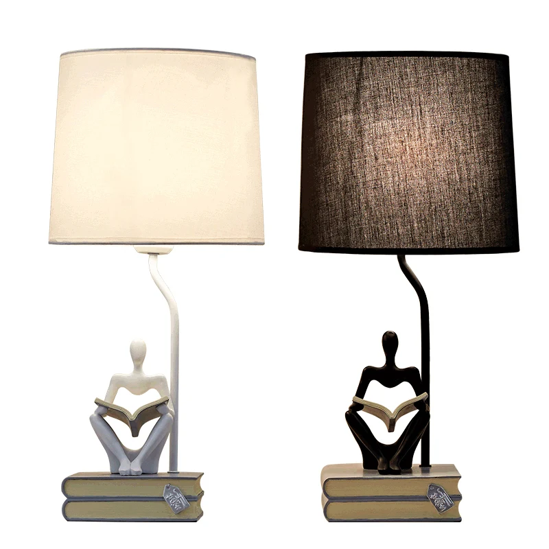 Abstract Resin Person Bedroom Table Lamp Study Room Desk Lights Northern Europe Fabric Lampshade Table Lighting Fixtures
Abstract Resin Person Bedroom Table Lamp Study Room Desk Lights Northern Europe Fabric Lampshade Table Lighting Fixtures