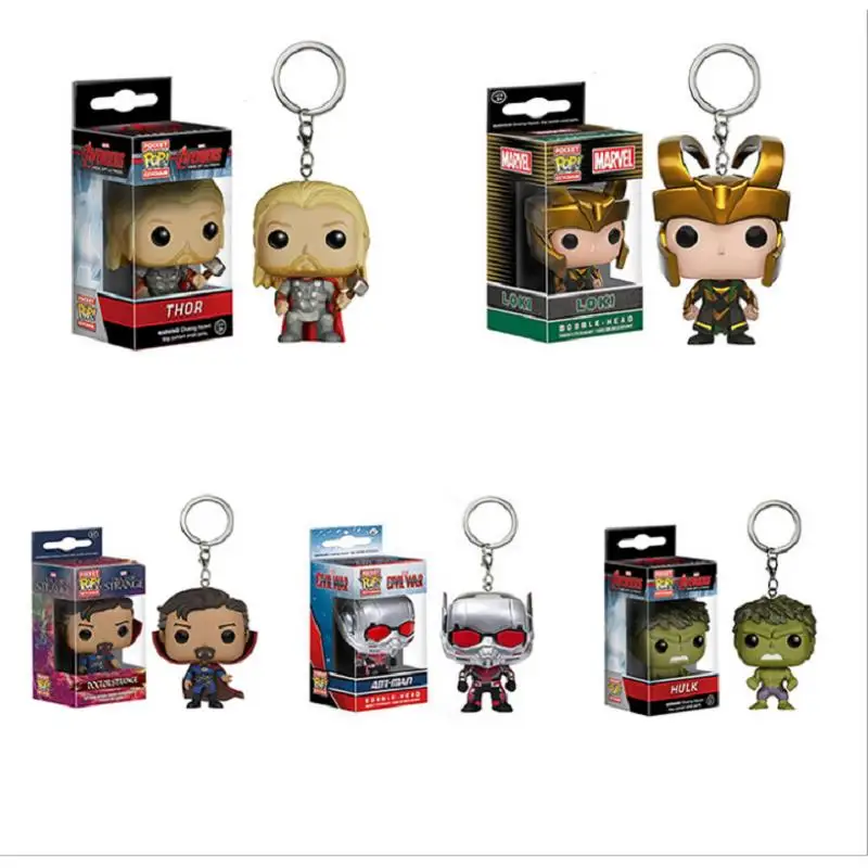 Marvel Avengers Costume Cosplay Keychain Ant-Man Doctor Strange Thor Loki Hulk Superhero Halloween Keyrings Accessories Props
Marvel Avengers Costume Cosplay Keychain Ant-Man Doctor Strange Thor Loki Hulk Superhero Halloween Keyrings Accessories Props