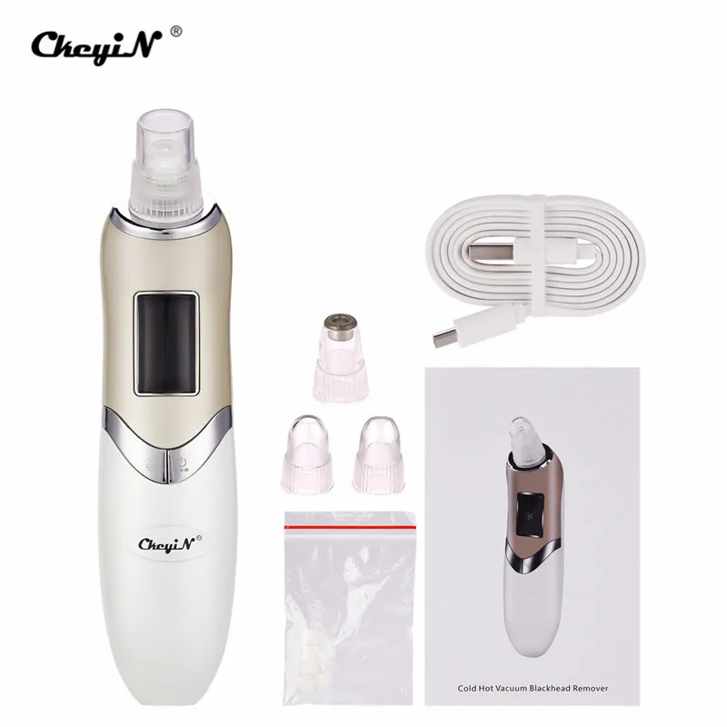 Electric Facial Blackhead Remover Vacuum Acne Pimple Suction Extractor Hot/Cold Compress Face Pore Cleaner Skin Care Tools 45
Electric Facial Blackhead Remover Vacuum Acne Pimple Suction Extractor Hot/Cold Compress Face Pore Cleaner Skin Care Tools 45