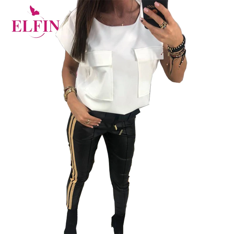 Office Ladies Short Sleeve Women Tshirt Pocket Summer White Tee Shirt Femme Tops Harajuku Womens Clothing SJ2179R
Office Ladies Short Sleeve Women Tshirt Pocket Summer White Tee Shirt Femme Tops Harajuku Womens Clothing SJ2179R