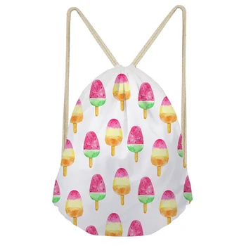 THIKIN Summer Color Cartoon Ice-lolly Portable Beach Backpack Women Polyester Beam Pocket Drawstring Bag Customize Portable
THIKIN Summer Color Cartoon Ice-lolly Portable Beach Backpack Women Polyester Beam Pocket Drawstring Bag Customize Portable