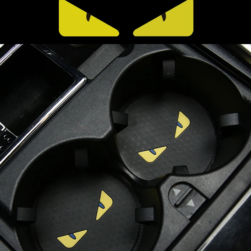 Universal Vehicle Water Cup Bottle Holder Anti-slip Pad Mat Silica Gel Car Cup Anti Slip for BMW Car Interior Accessories Style