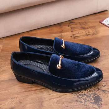 2019 New Banquet Manual Fashion Velvet Male Shoes Leather Shoes Men Loafers Mens Dress Shoes Wedding Formal Chaussure Homme
2019 New Banquet Manual Fashion Velvet Male Shoes Leather Shoes Men Loafers Mens Dress Shoes Wedding Formal Chaussure Homme