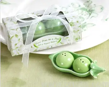 Hot Selling Two Peas in a Pod - Ceramic Salt & Pepper Shakers in Ivy Print Gift Box -100 sets =200 pcs in a pack
Hot Selling Two Peas in a Pod - Ceramic Salt & Pepper Shakers in Ivy Print Gift Box -100 sets =200 pcs in a pack
