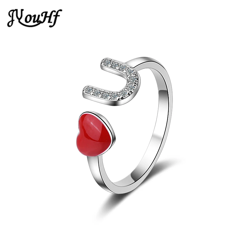 JYouHF Red Heart Rings for Women Party Jewelry 2018 New Arrival Cute U Shaped Paved Cubic Zirconia Open Finger Rings Bague Femme
JYouHF Red Heart Rings for Women Party Jewelry 2018 New Arrival Cute U Shaped Paved Cubic Zirconia Open Finger Rings Bague Femme