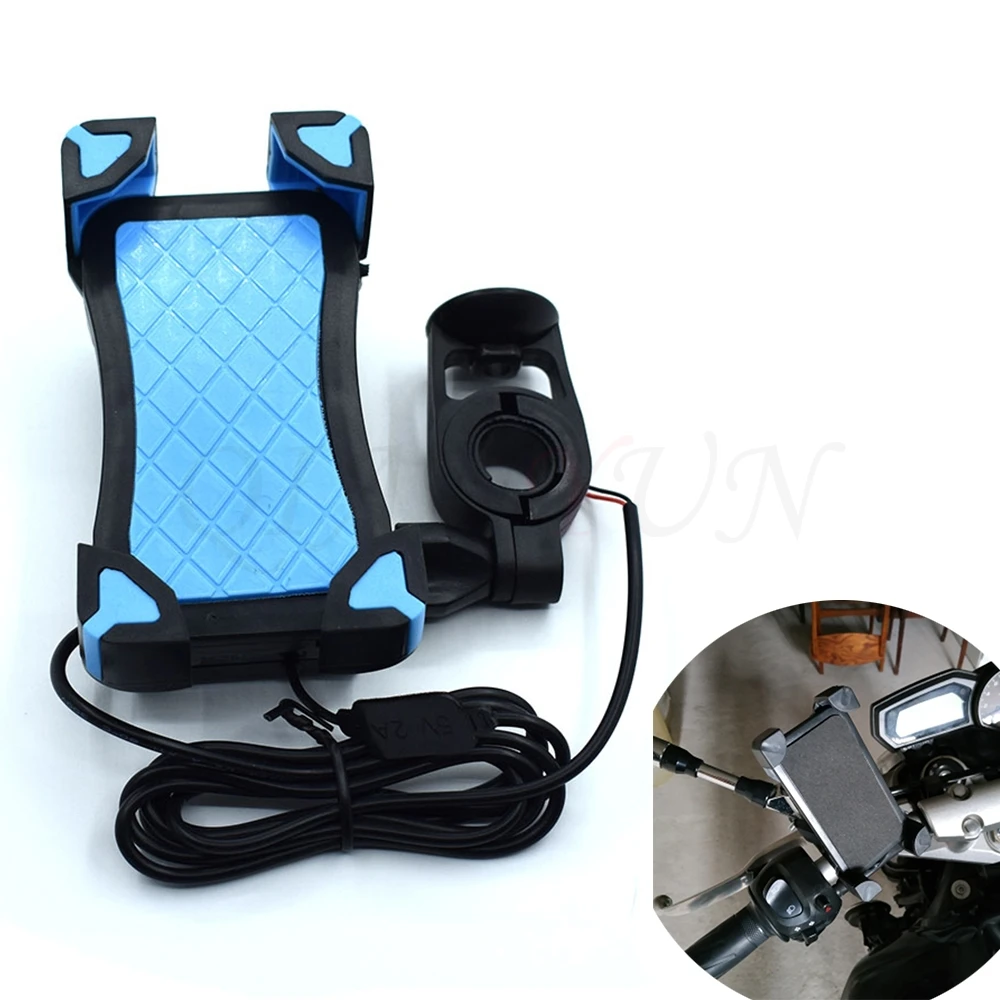Universal Motorcycle Phone Holder Mobile Stand For Moto Support USB Charger Holder For Suzuki SV650/S DL650/V-STROM 600/750
Universal Motorcycle Phone Holder Mobile Stand For Moto Support USB Charger Holder For Suzuki SV650/S DL650/V-STROM 600/750