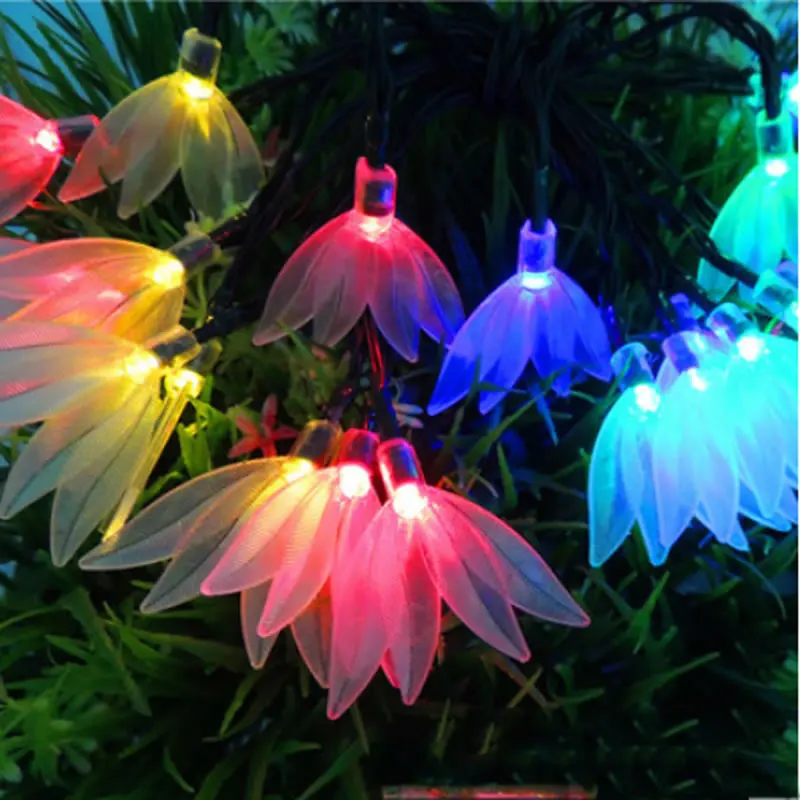 SPLEVISI 20LEDs Four Leaf Flower Multicolor Solar String Lights Garden Christmas Tree Decor
SPLEVISI 20LEDs Four Leaf Flower Multicolor Solar String Lights Garden Christmas Tree Decor