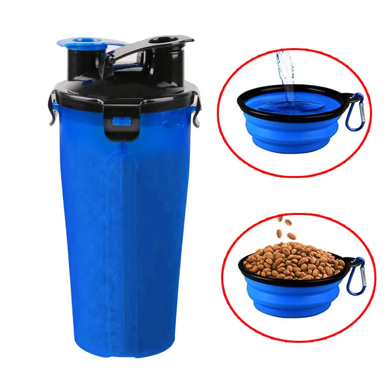 2 in 1 Pet Feeder Dog Water Bottle with 2 pcs Collapsible Dog Bowl Travel Outdoor Food Water Drinking Fountain For Cats Dogs
2 in 1 Pet Feeder Dog Water Bottle with 2 pcs Collapsible Dog Bowl Travel Outdoor Food Water Drinking Fountain For Cats Dogs