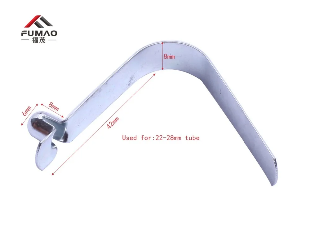 

Manufacturer matal pole clamp for Round Tubes Pipes 22-28mm diameter