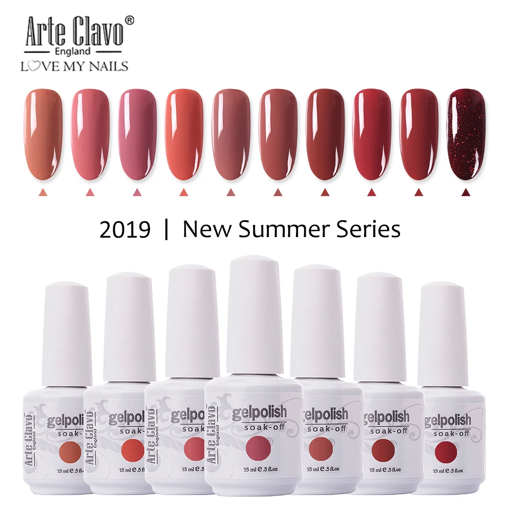 Arte Clavo 15ml Pure Gel Varnish Color Hybrid Gel Polish Manicure for Nails Design Shining Lucky Wine Red Colors UV Nail Polish
Arte Clavo 15ml Pure Gel Varnish Color Hybrid Gel Polish Manicure for Nails Design Shining Lucky Wine Red Colors UV Nail Polish