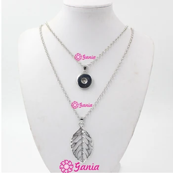 20PC/LOT Wholesale NEW DIY Jewelry 18mm Metal Button Leaf Pendant Double Two Layer Leaf Necklace for snap jewelry collier collar
20PC/LOT Wholesale NEW DIY Jewelry 18mm Metal Button Leaf Pendant Double Two Layer Leaf Necklace for snap jewelry collier collar