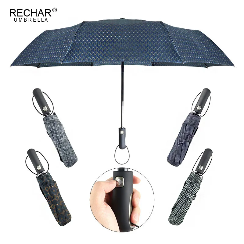 Fully Automatic 3Folding Windproof Umbrella Rain Women Business Outdoor Grid Stripe Umbrellas Men Women Gifts Paraguas Parasol
Fully Automatic 3Folding Windproof Umbrella Rain Women Business Outdoor Grid Stripe Umbrellas Men Women Gifts Paraguas Parasol