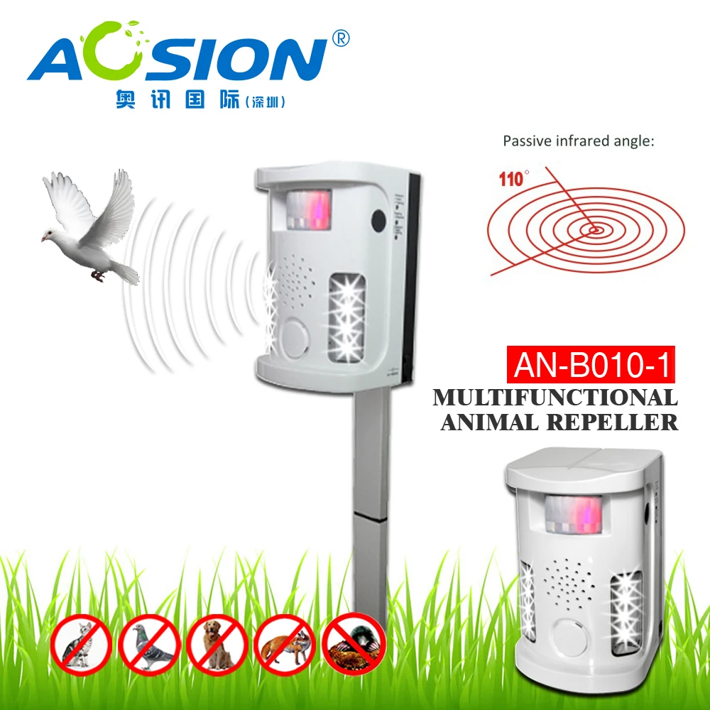 Garden Tools Aosion Battery operated electronic Dog cat fox repeller PIR ultrasonic repel dogs birds cats
Garden Tools Aosion Battery operated electronic Dog cat fox repeller PIR ultrasonic repel dogs birds cats