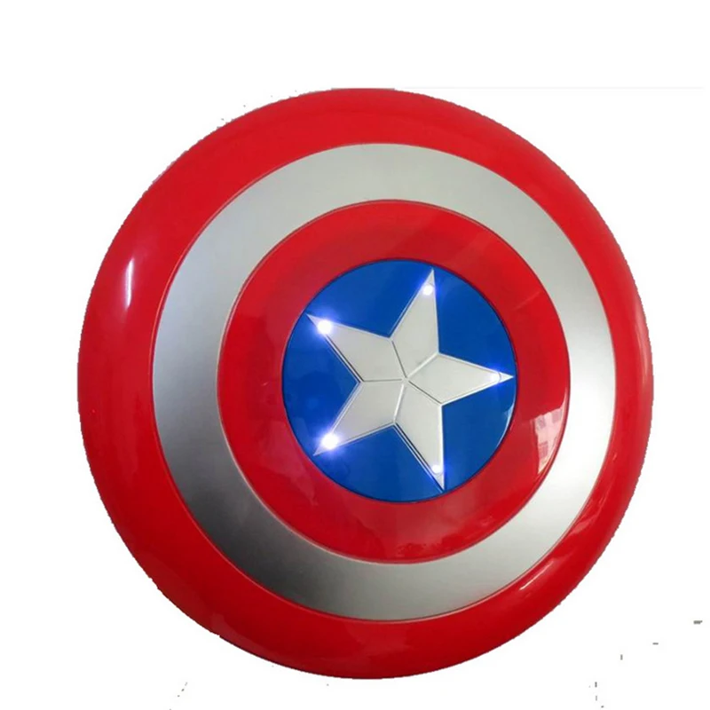 The Avengers Captain America 32CM America Shield Light-Emitting Sound Cosplay property Toy Metallic shield Boys gift
The Avengers Captain America 32CM America Shield Light-Emitting Sound Cosplay property Toy Metallic shield Boys gift