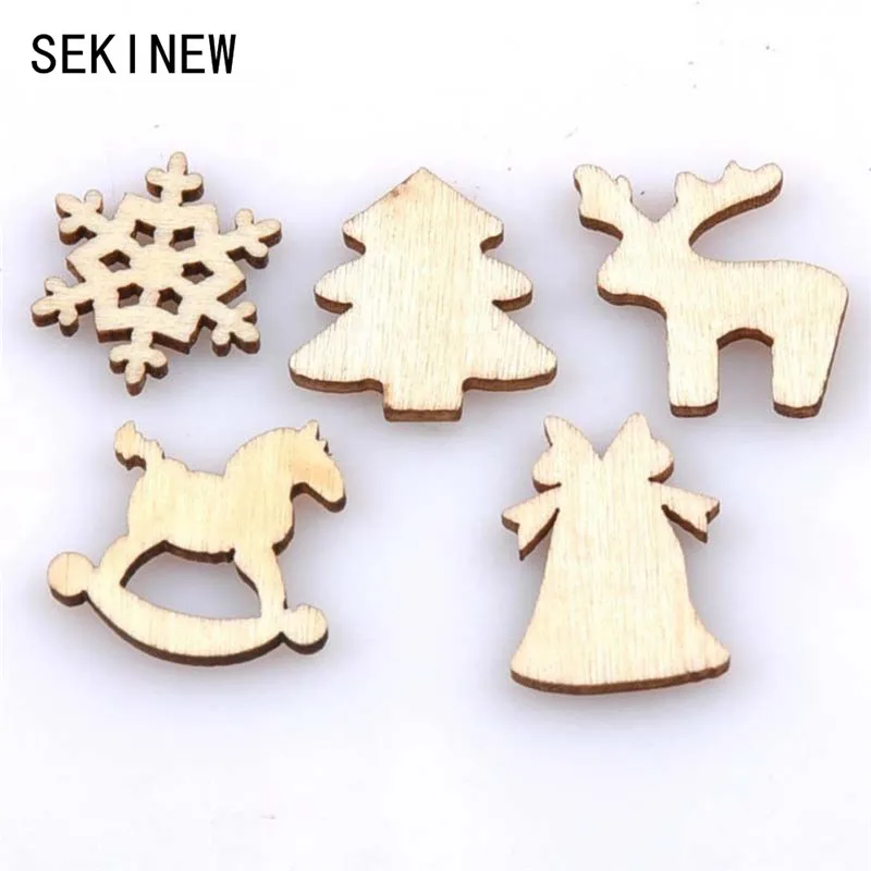 SEKINEW 50Pcs Christmas Carve Natural Wood Chip Ornaments Xmas Tree Hanging Pendant Ornament Car Decoration Car Ornaments
SEKINEW 50Pcs Christmas Carve Natural Wood Chip Ornaments Xmas Tree Hanging Pendant Ornament Car Decoration Car Ornaments