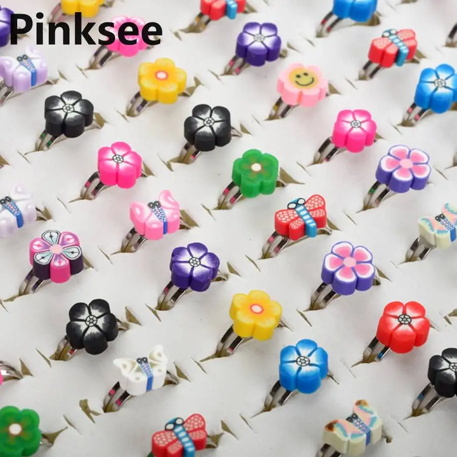 Hot 20Pcs Lot Cute Cartoon Children/Kids Rings Resin Polymer Clay Finger Ring Charm Jewelry Gift Wholesale Mixed Lots Drop Ship
Hot 20Pcs Lot Cute Cartoon Children/Kids Rings Resin Polymer Clay Finger Ring Charm Jewelry Gift Wholesale Mixed Lots Drop Ship
